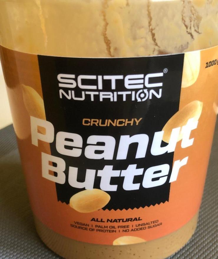 Fotografie - Peanut Butter Crunchy All Natural Scitec Nutrition