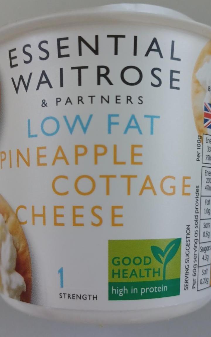Fotografie - Essential Low fat Pineapple Cottage Cheese Waitrose