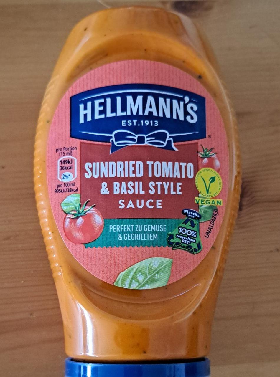 Fotografie - Sundried tomato & basil style sauce Hellmann's