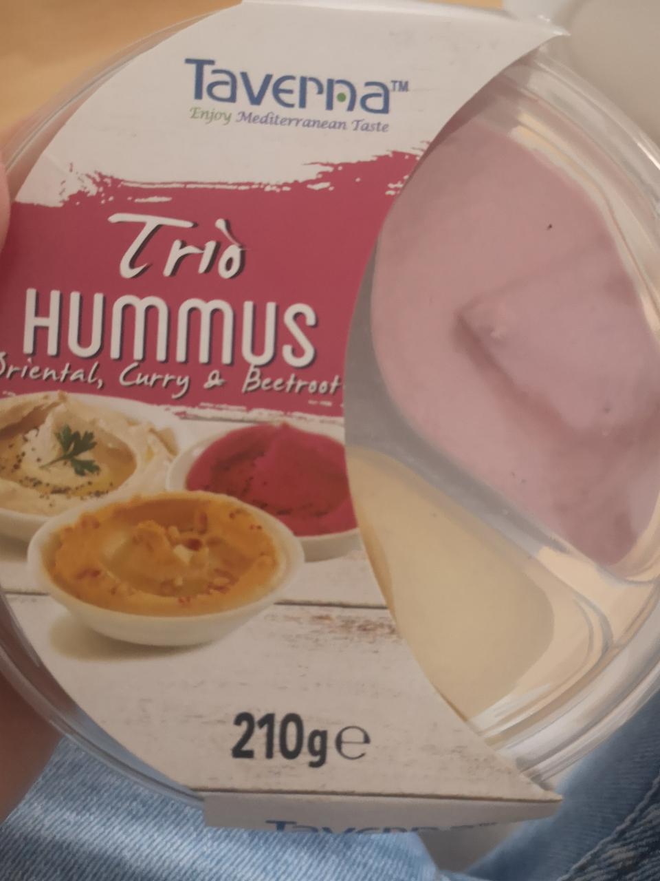 Fotografie - trio hummus beetrot Taverna