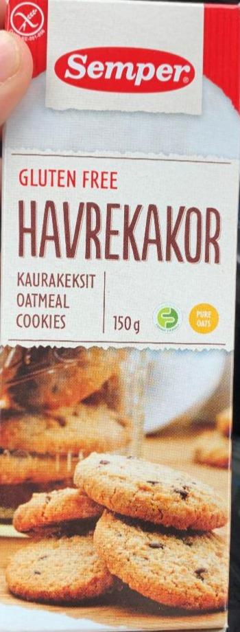 Fotografie - Havrekakor Gluten Free Semper