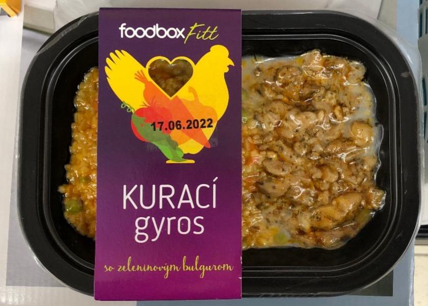 Fotografie - Kuraci gyros so zeleninovým bulgurom foodbox fitt
