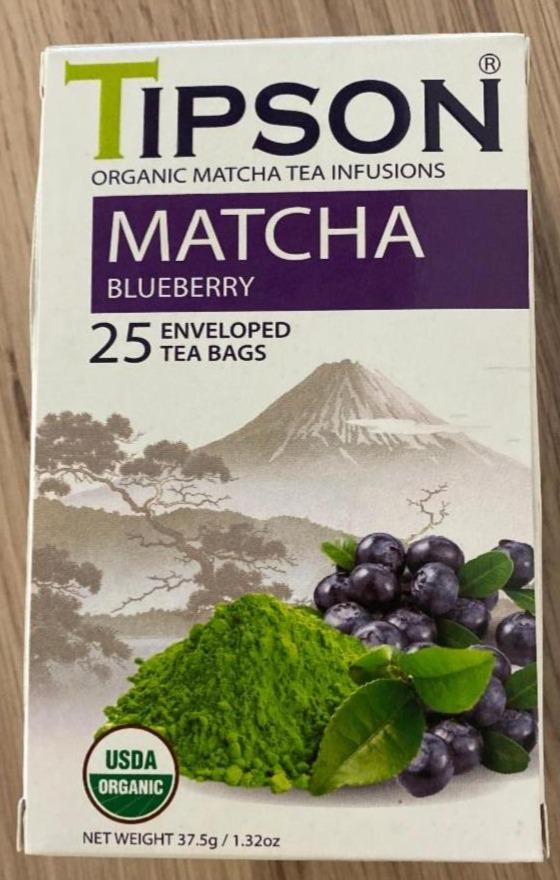 Fotografie - Tipson Matcha blueberry tea