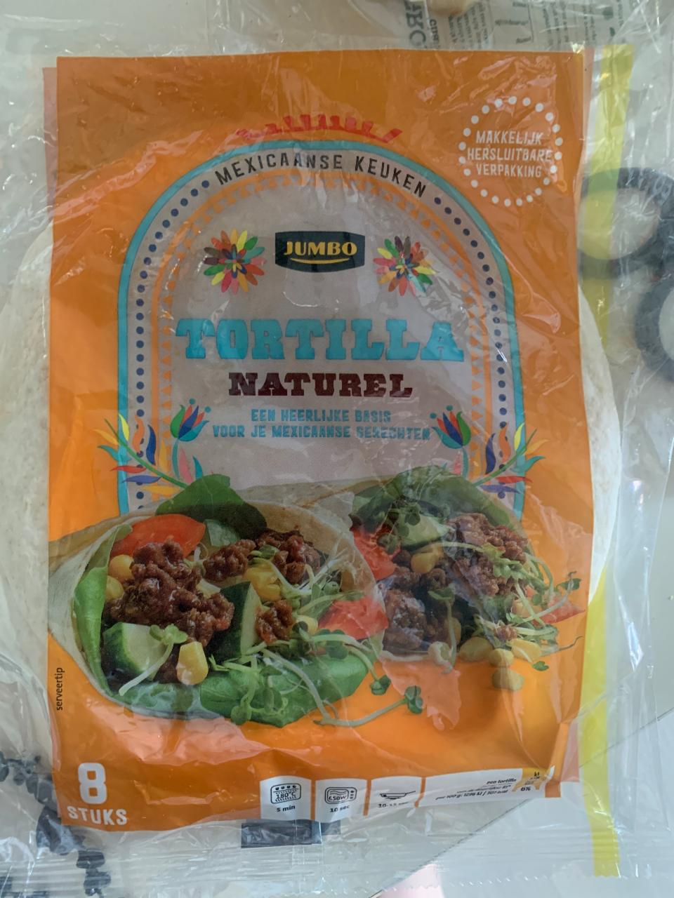 Fotografie - Tortilla Naturel Jumbo