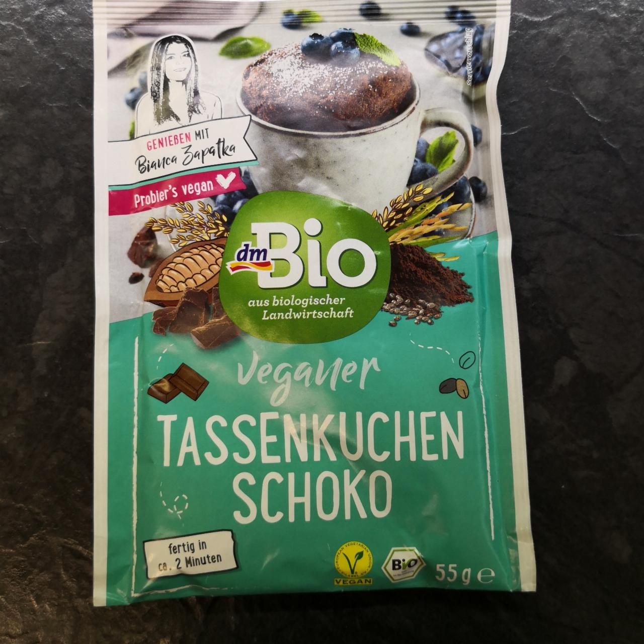 Fotografie - Tassenkuchen schoko dmBio