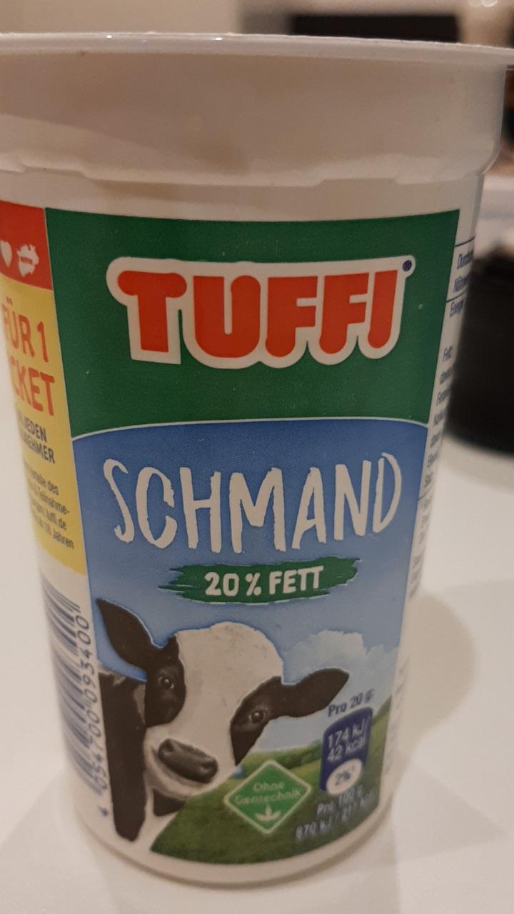 Fotografie - Schmand 20% fett Tuffi