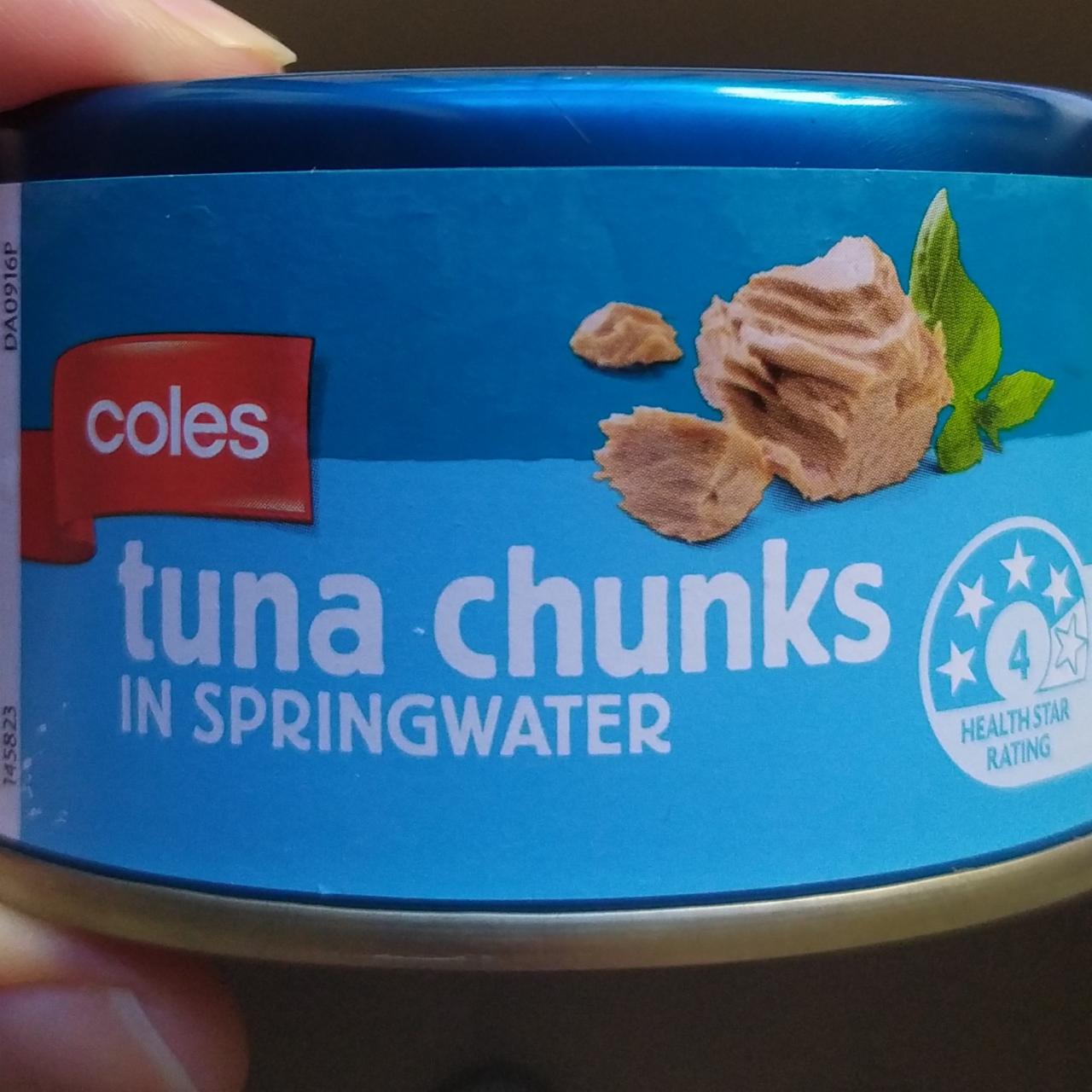 Fotografie - Tuna chunks in Springwater Coles