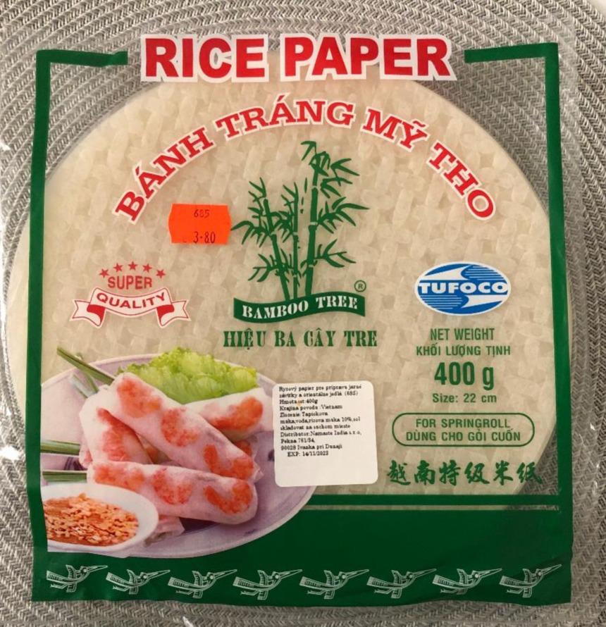 Fotografie - Rice paper Bánh tráng mý tho