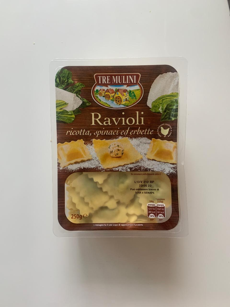 Fotografie - Ravioli, ricotta, spinaci ed erbette