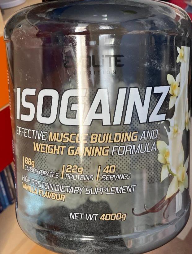 Fotografie - Isogainz Vanilla flavour Evolite