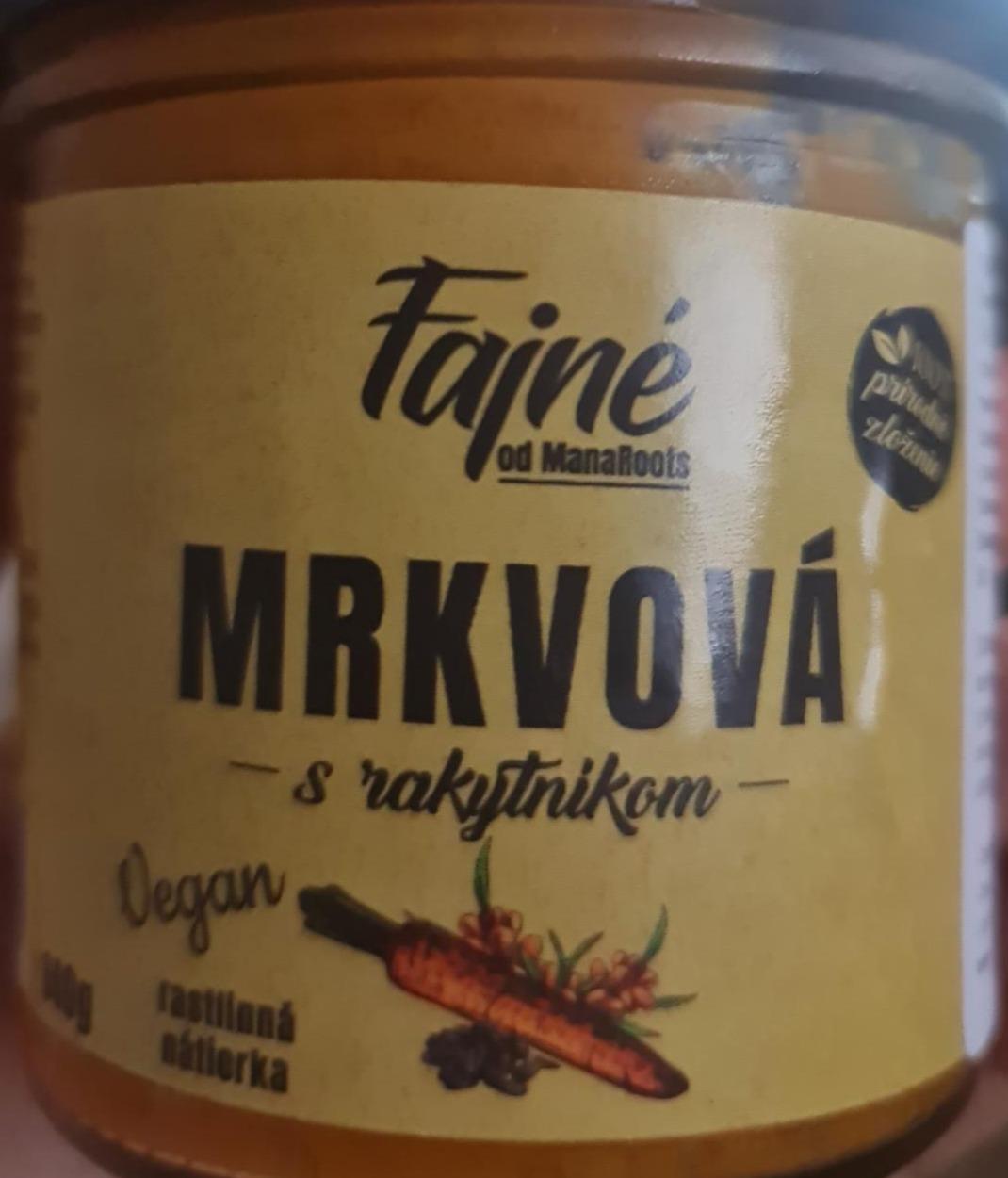 Fotografie - Fajné mrkvová s rakytníkem