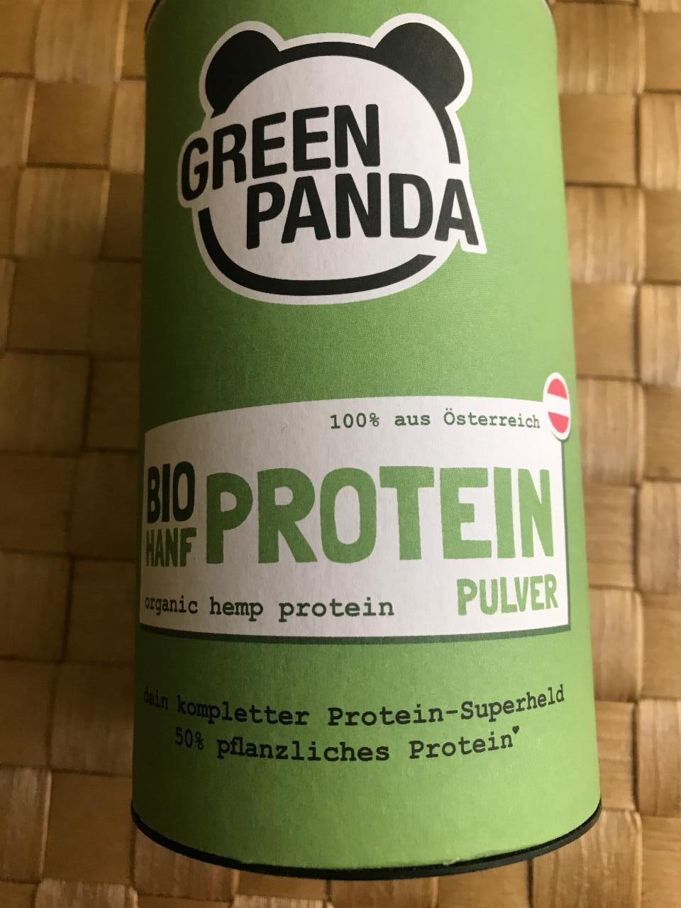 Fotografie - GREEN PANDA BIO HANF PROTEIN