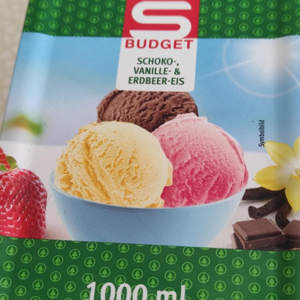 Fotografie - Schoko-Vanille & Erdbeer-eis S Budget