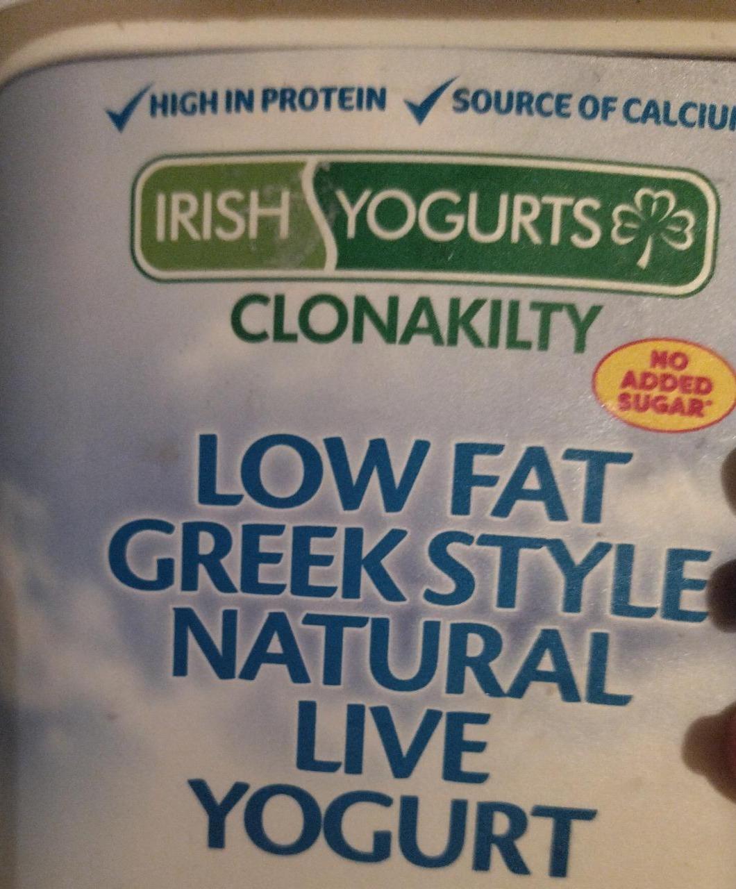 Fotografie - low fat Greek style natural Irish Yogurts Clonakilty