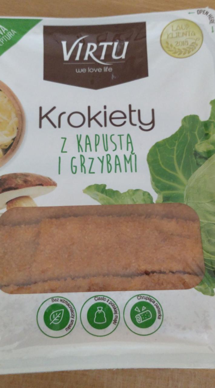 Fotografie - Krokiety z kapustą i grzybami Virtu