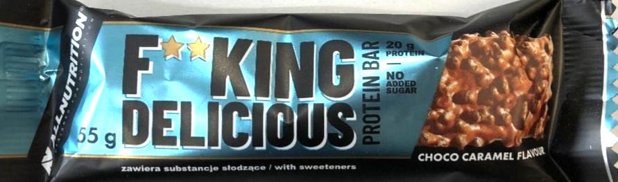 Fotografie - F**king Delicious protein bar choco caramel