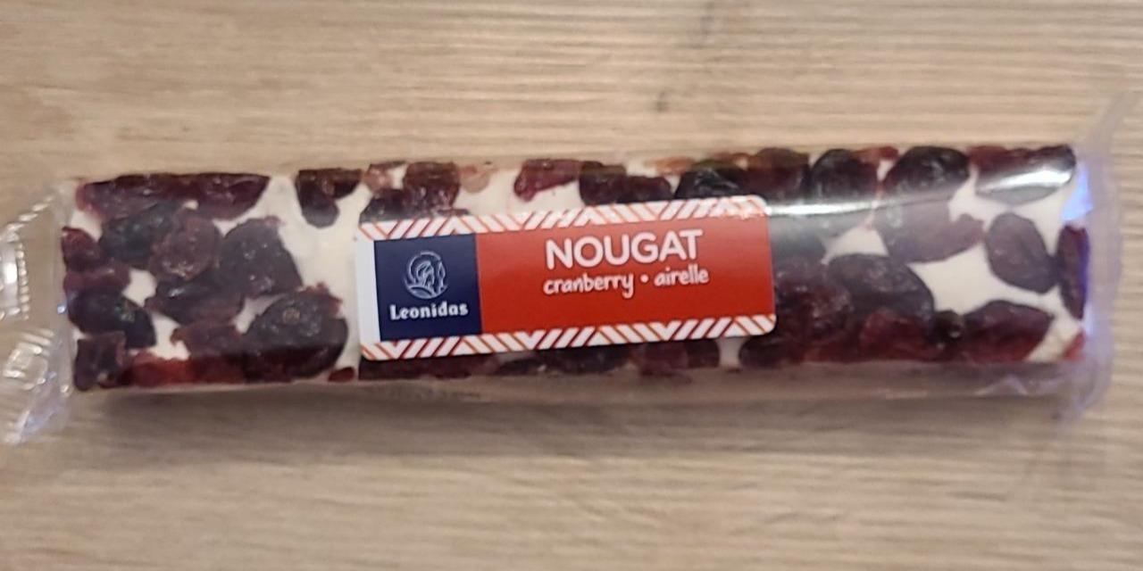 Fotografie - Nougat cranberry Leonidas