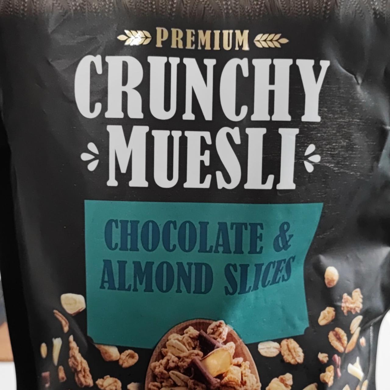 Fotografie - Premium Crunchy muesli Chocolate & almond slices Crownfield