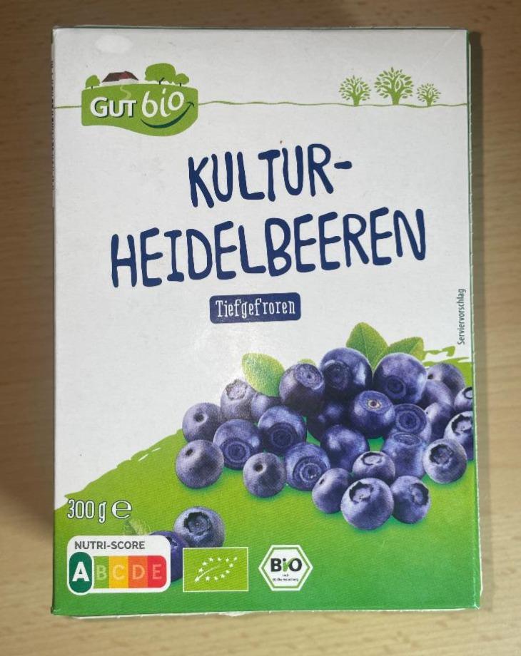 Fotografie - Kultur- Heidelbeeren Tiefgefroren GutBio