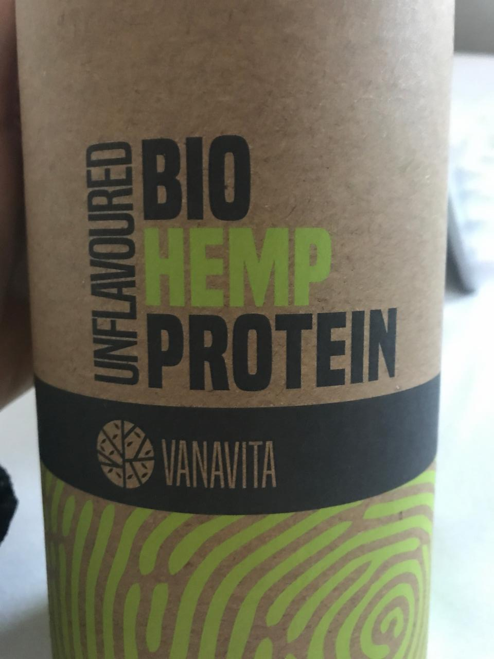Fotografie - Bio hemp protein Unflavoured Vanavita