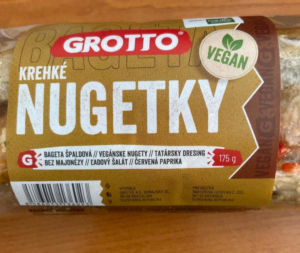 Fotografie - Bageta Krehké nugetky Vegan Grotto