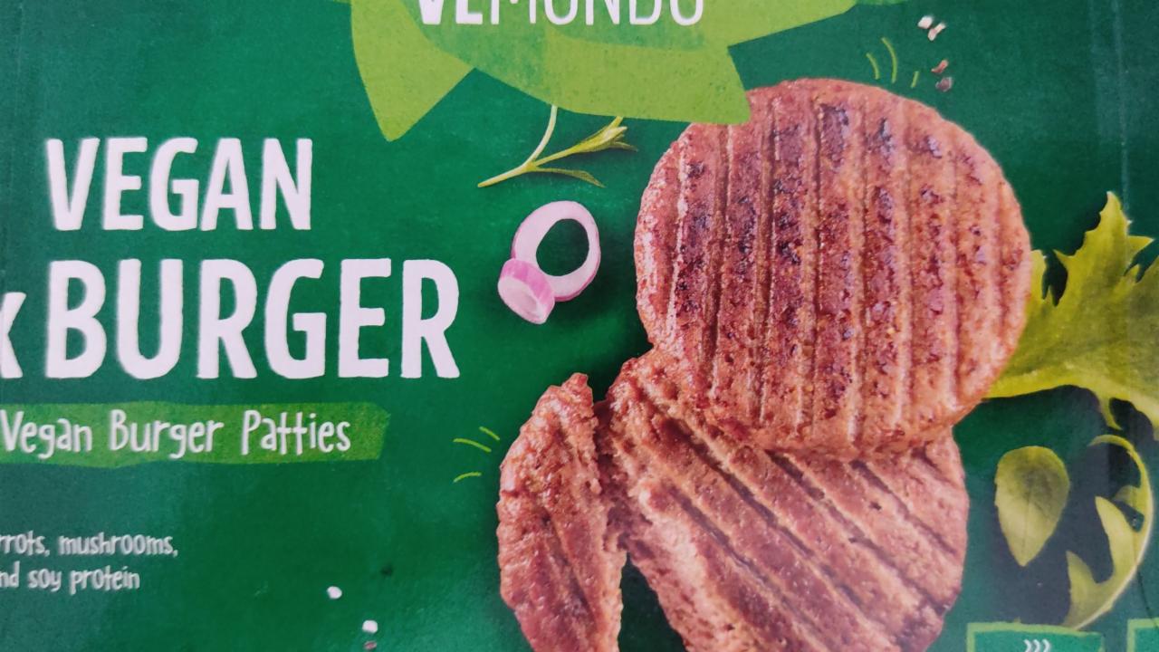 Fotografie - Vegan burger Vemondo