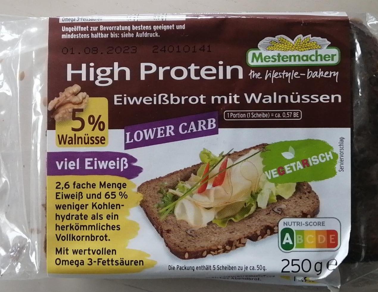 Fotografie - Eiweißbrot mit Walnüssen Mestemacher