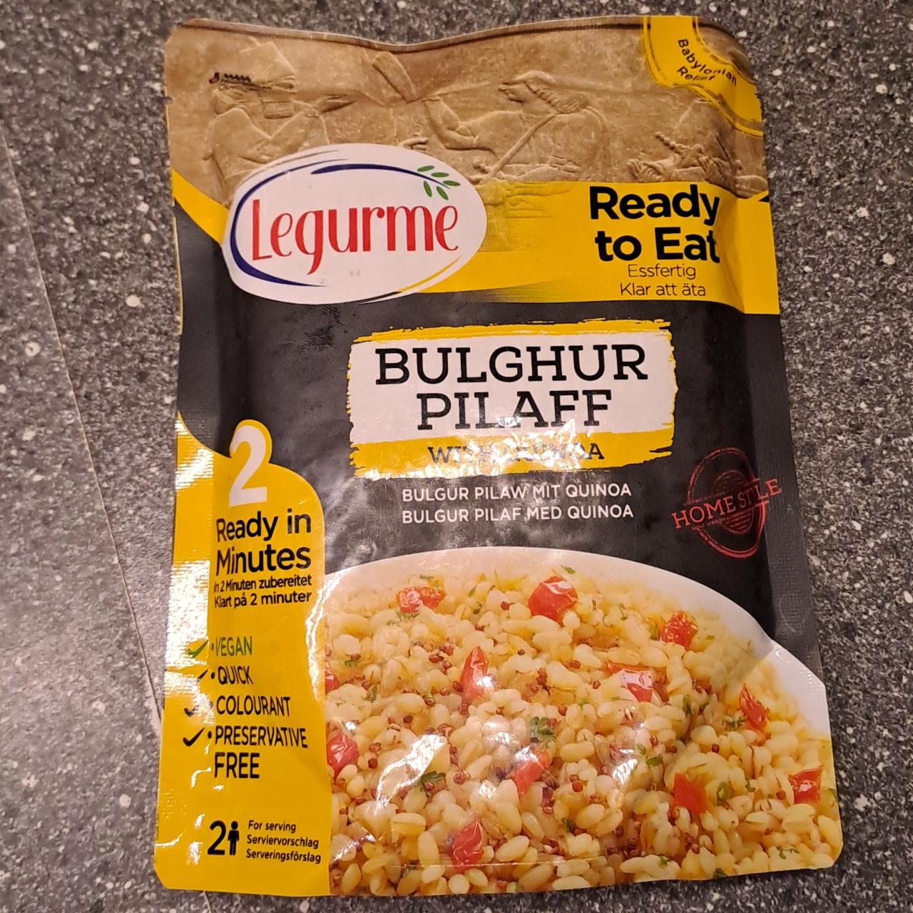 Fotografie - Bulghur pilaff with quinoa Legurme