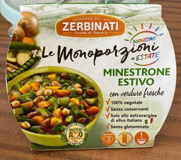 Fotografie - Le Monoporgioni minestrone estivo zerbinati