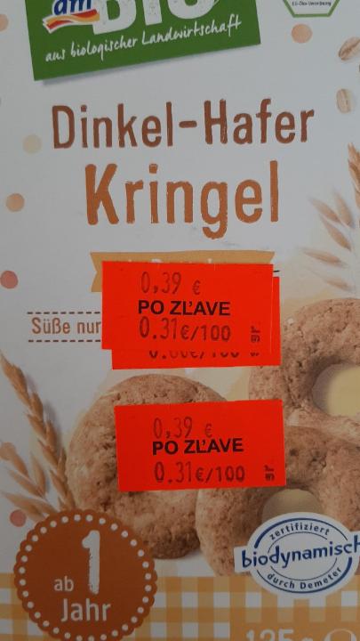 Fotografie - dinkel-Hafer Kringel mit dattelmus