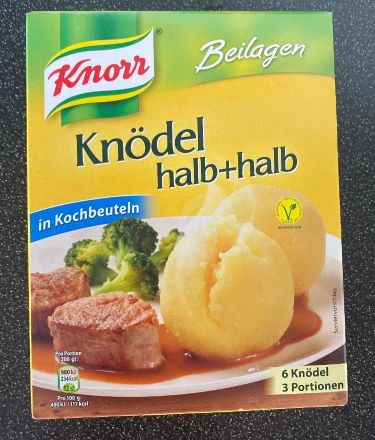 Fotografie - Knödel halb + halb Knorr