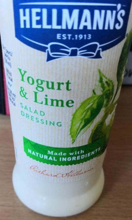 Fotografie - hellmann's dresing yogurt &lime