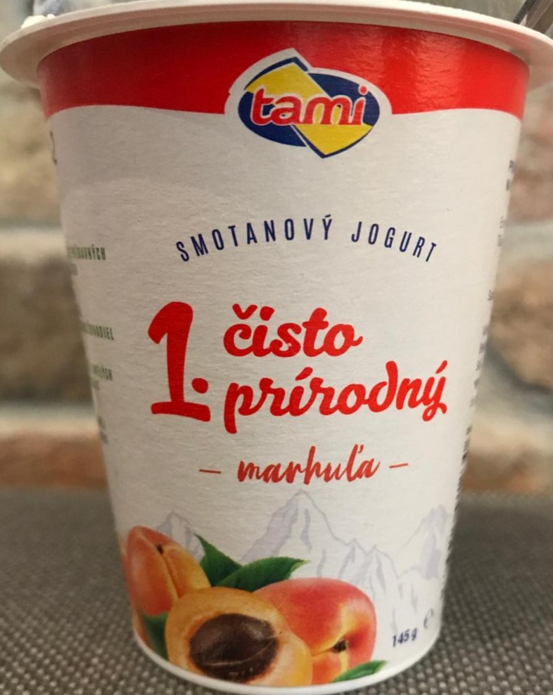 Fotografie - 1.čisto prírodný marhuľa smotanový jogurt Tami