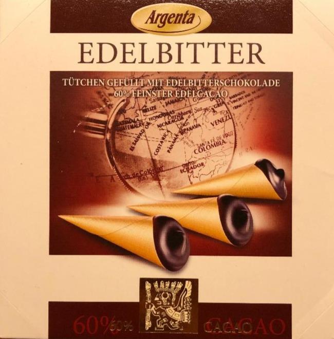 Fotografie - Argenta Edelbitter 60% cacao