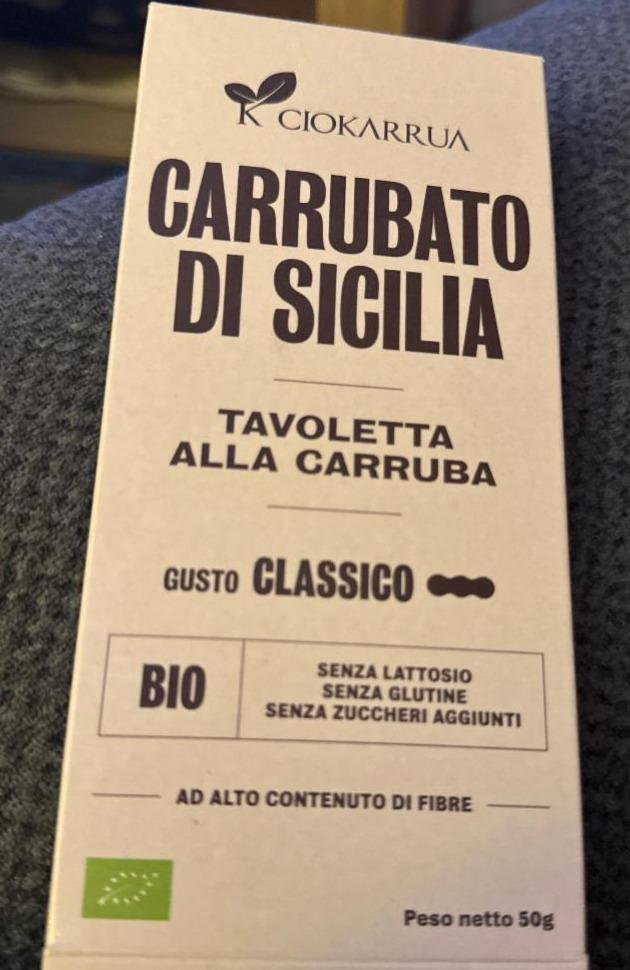 Fotografie - Carrubato di Sicilia Gusto Classico Ciokarrua