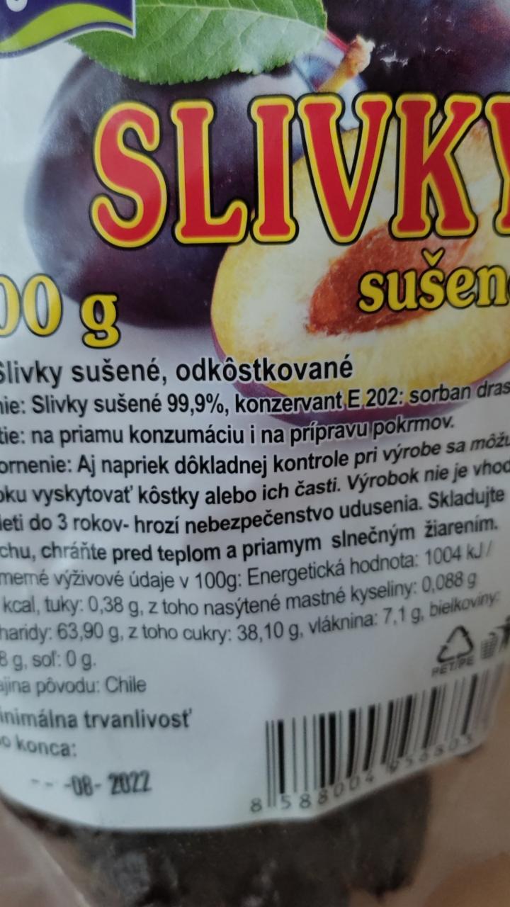 Fotografie - Slivky sušené