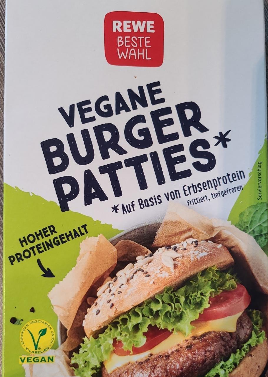 Fotografie - Vegane Burger Patties Rewe