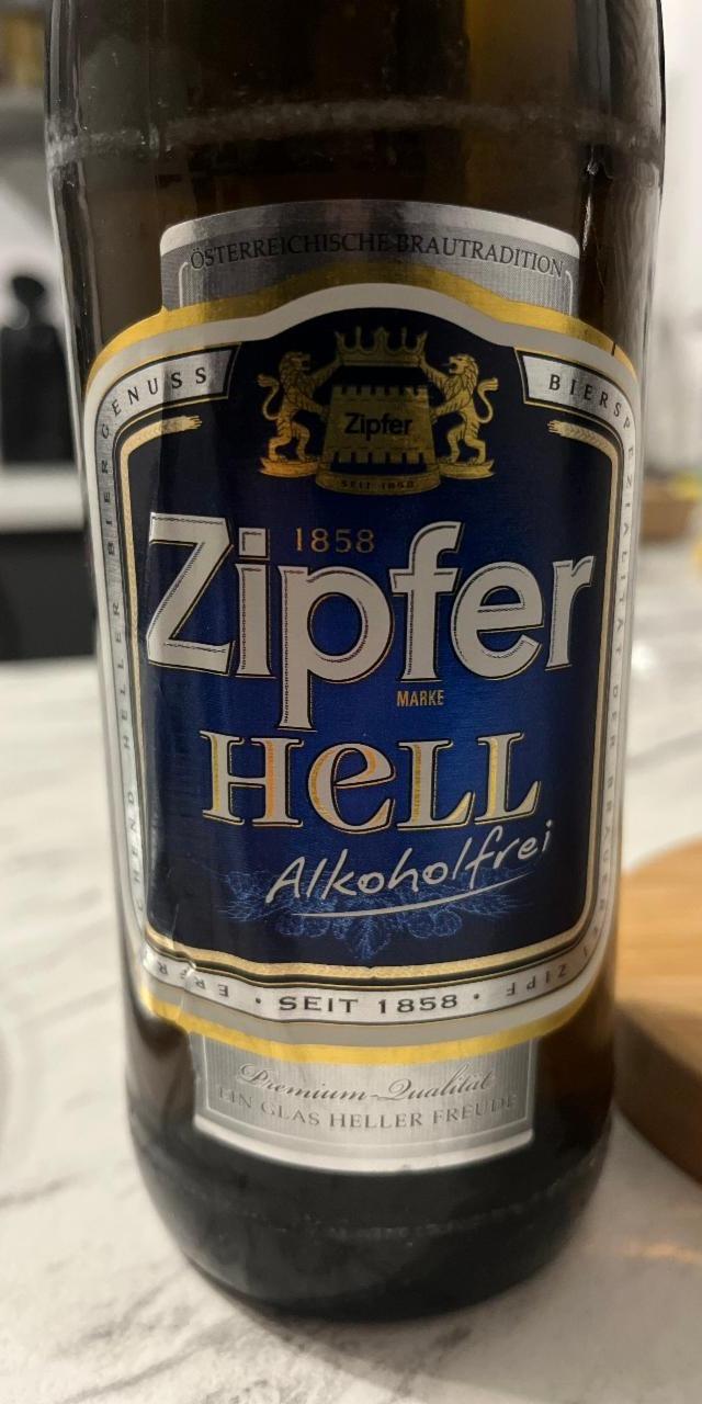 Fotografie - Zipfer Hell Alkoholfrei