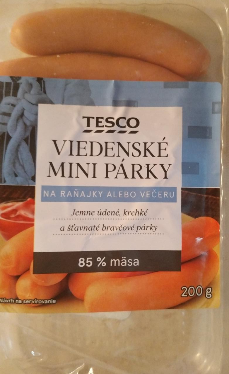 Fotografie - Viedenské mini párky 85% Tesco