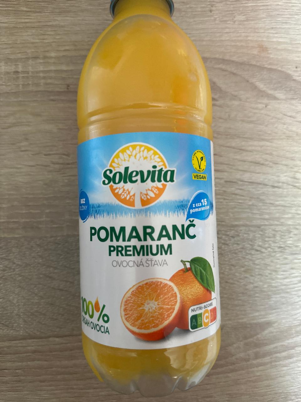 Fotografie - Pomaranč Premium Ovocná šťava Solevita