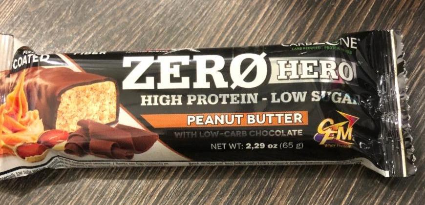 Fotografie - Zero Hero peanut butter Amix