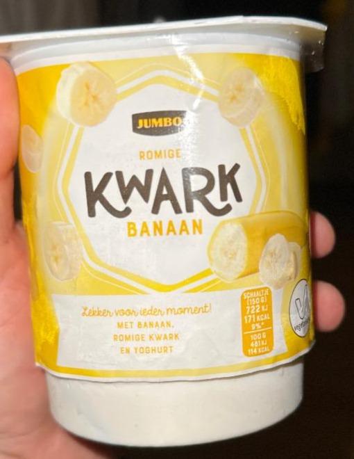 Fotografie - Romige Kwark Banaan Jumbo