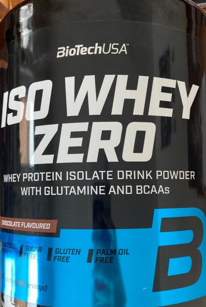 Fotografie - ISO Whey Zero Chocolate flavoured BioTechUSA