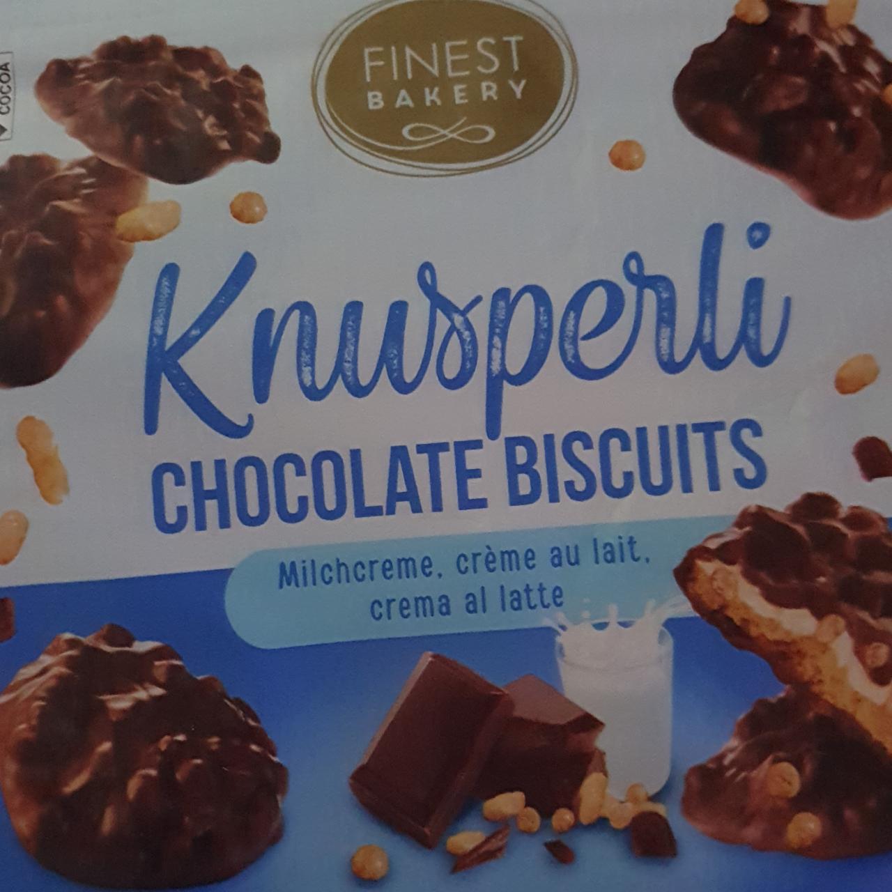 Fotografie - Knusperli Chocolate Biscuits Finest Bakery