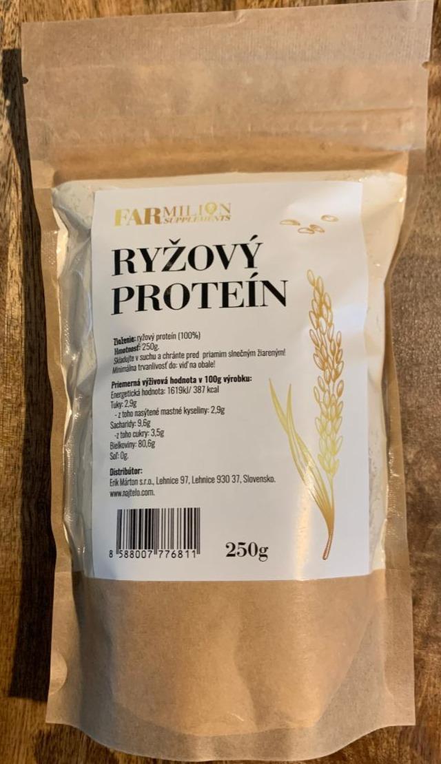 Fotografie - Ryžový proteín Farmilion Supplements