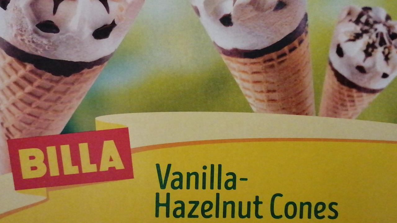 Fotografie - vanilla hazelnut cones Billa