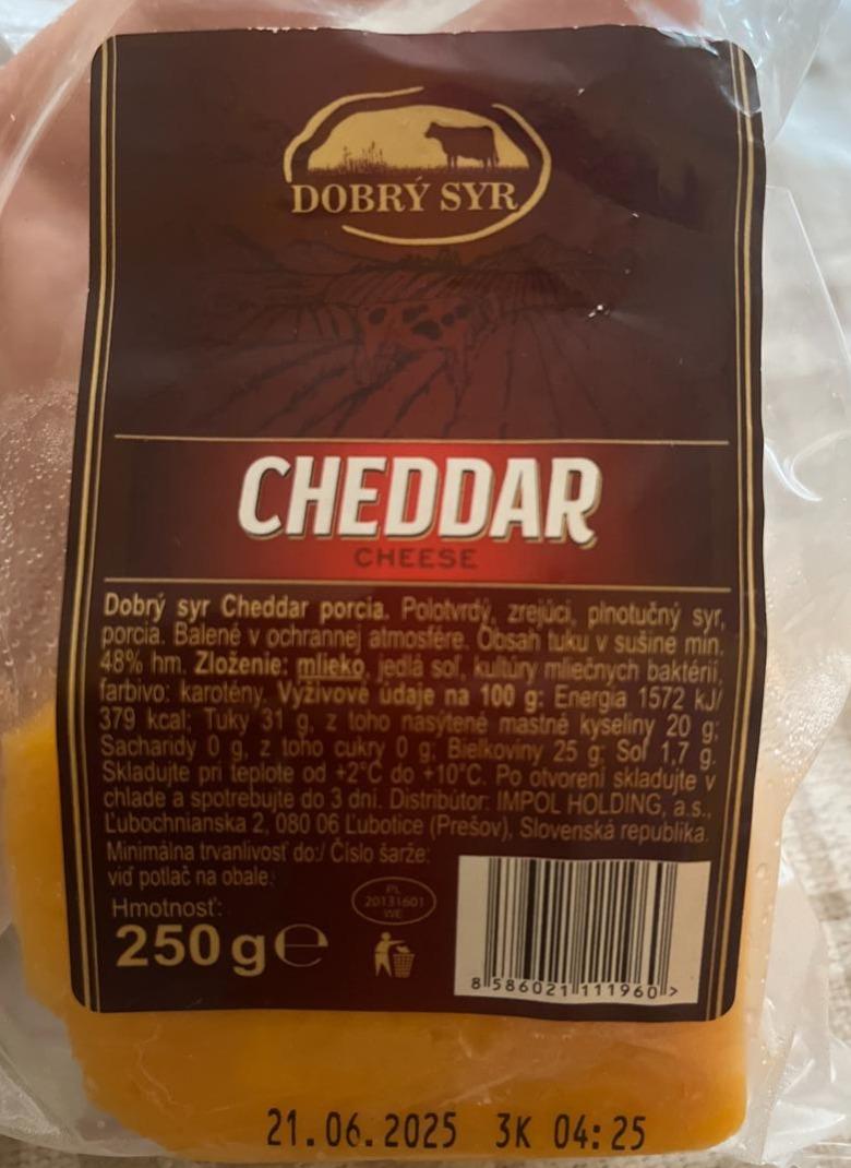 Fotografie - Cheddar cheese Dobrý syr