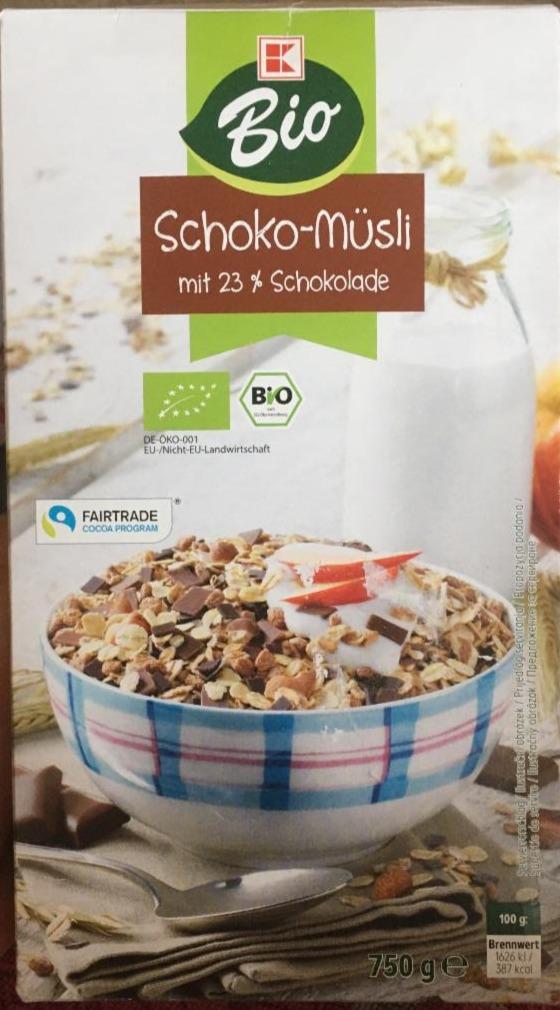 Fotografie - Schoko müsli mit 23% schokolade bio K-Classic