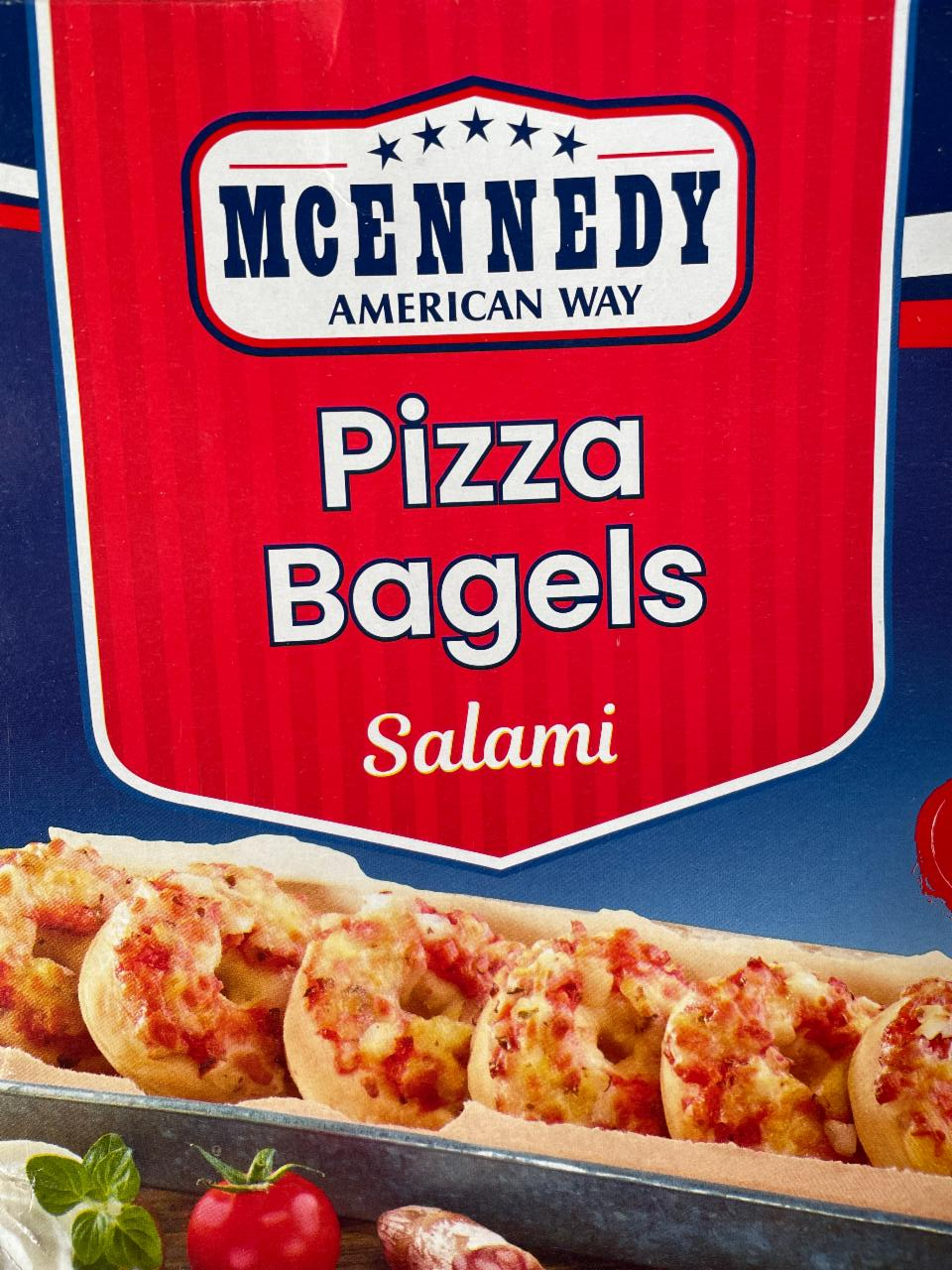 Pizza Bagels Salami McEnnedy - kalórie, kJ a nutričné hodnoty