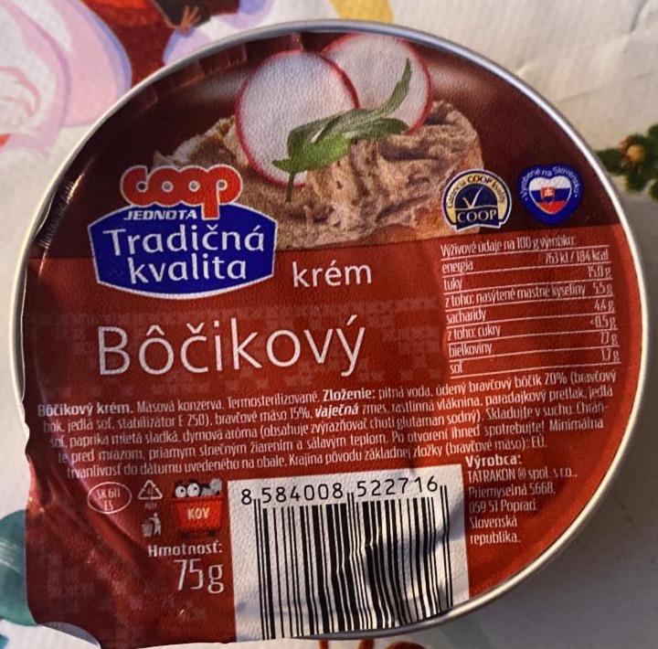 Fotografie - Bôčikový krém Coop Tradičná kvalita